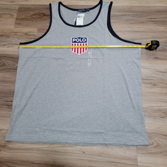 Men's XL Polo Chariots Tank Top - Picture 2 of 6
